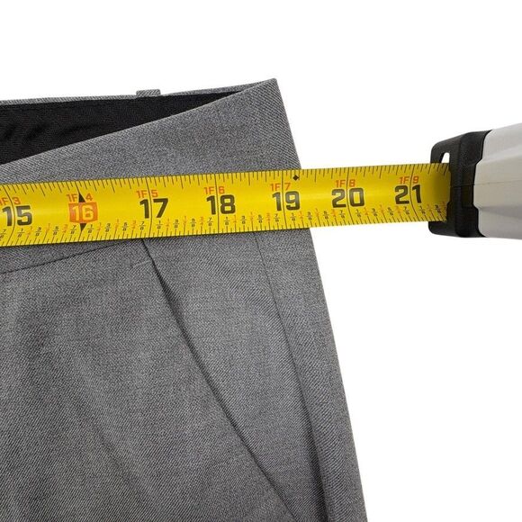 Banana Republic Ryan Curvy Fit Pants Tapered Light Gray Office Work Plus 16 - Picture 7 of 16